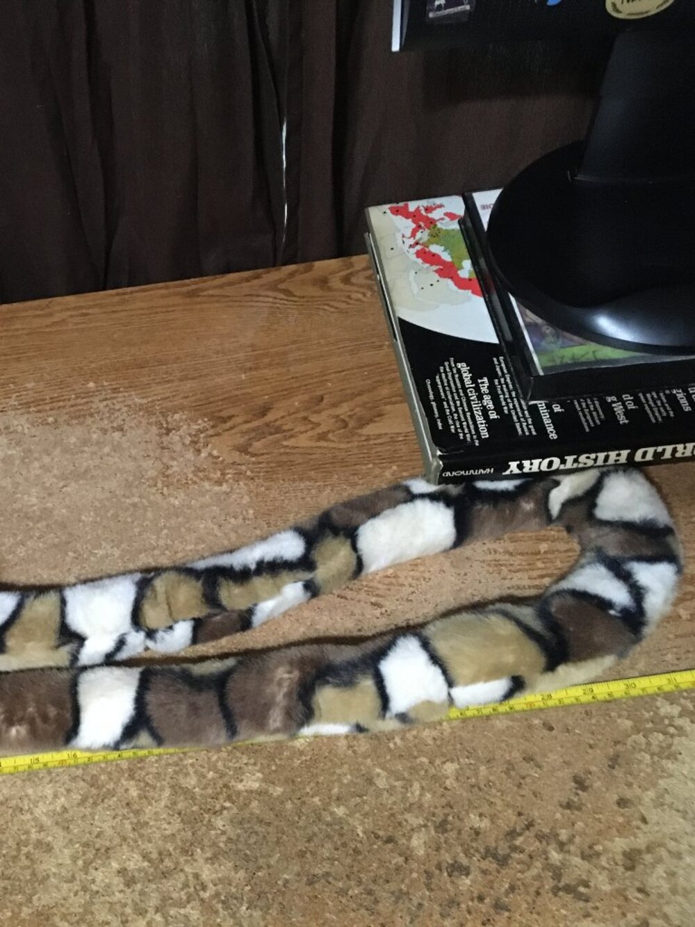 VINTAGE FIESTA PLUSH 73' 2ASST BOA CONSTRICTOR SNAKE A40197 - Picture 9 of 9